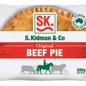 S.KIDMAN AND CO ORIGINAL BEEF PIE 200G
